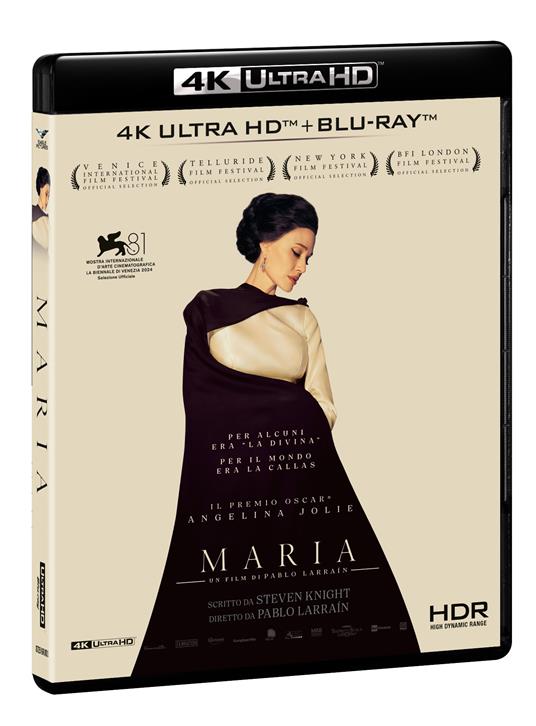 Maria (Blu-ray + Blu-ray Ultra HD 4K) di Pablo Larraín - Blu-ray + Blu-ray Ultra HD 4K