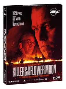 Film Killers Of The Flower Moon. 4Kult (Blu-ray 4K + Blu-ray Hd) Premium Numerata + Poster Martin Scorsese
