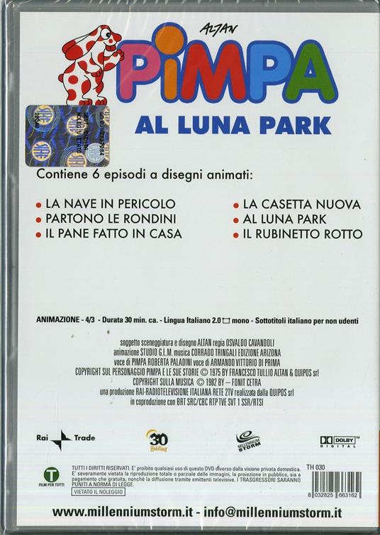 Pimpa. Al luna park di Osvaldo Cavandoli - DVD - 2