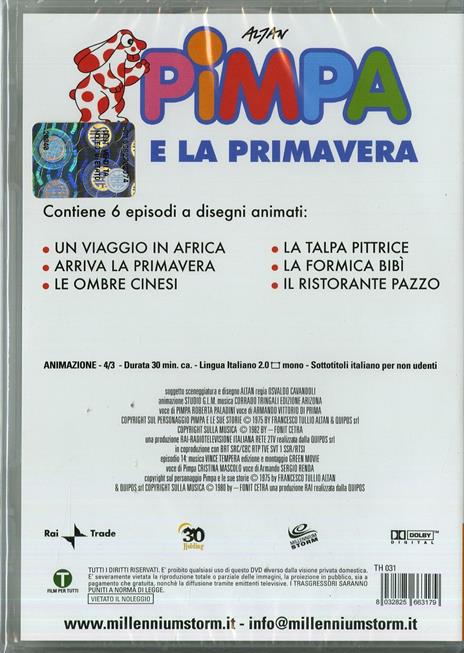 Pimpa e la primavera di Osvaldo Cavandoli - DVD - 2