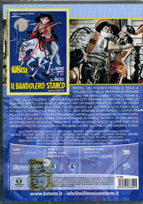 Il bandolero stanco di Fernando Cerchio - DVD - 2