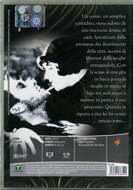 Aurora di Friedrich Wilhelm Murnau - DVD - 2