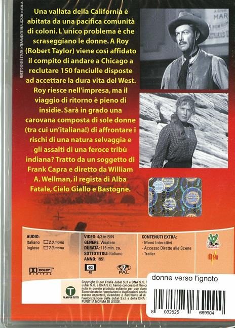 Donne verso l'ignoto di William Augustus Wellman - DVD - 2