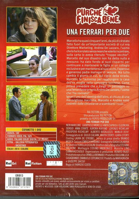 Una Ferrari per due. Purché finisca bene di Fabrizio Costa - DVD - 2