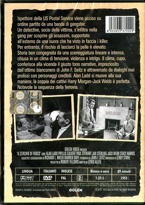Il cerchio di fuoco di Lewis Allen - DVD - 2