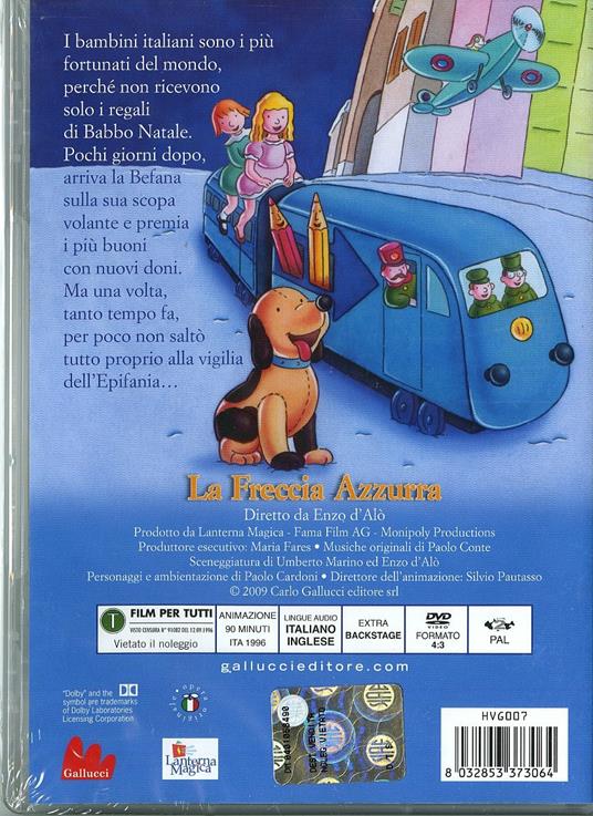 La freccia azzurra di Enzo D'Alò - DVD - 2