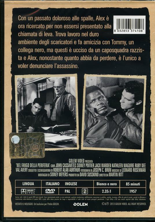 Nel fango della periferia di Martin Ritt - DVD - 2