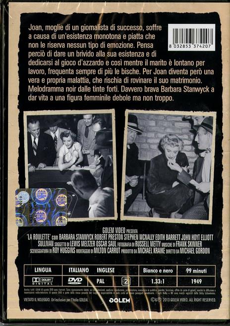 La roulette di Michael Gordon - DVD - 2