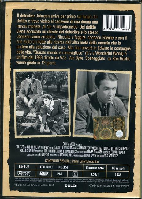 Questo mondo è meraviglioso di Woody Van Dyke - DVD - 2