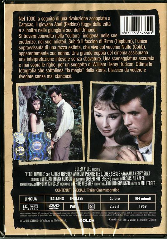 Verdi dimore (DVD) di Mel Ferrer - DVD - 2