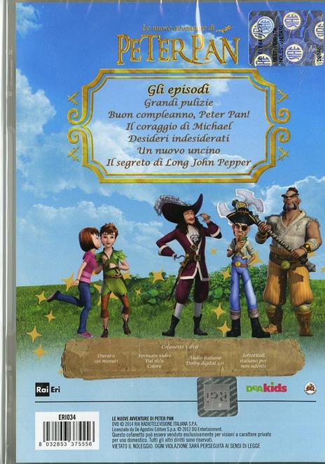 Le nuove avventure di Peter Pan. Stagione 1. Vol. 1 di Augusto Zanovello - DVD - 2