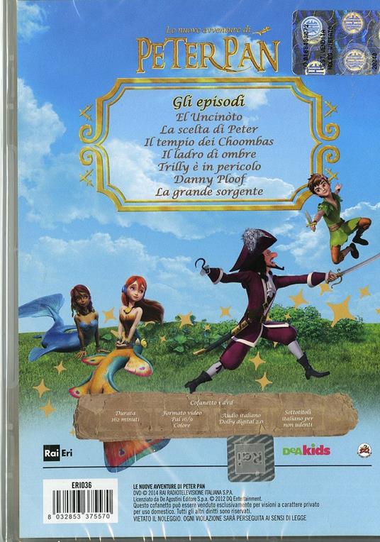 Le nuove avventure di Peter Pan. Stagione 1. Vol. 3 di Augusto Zanovello - DVD - 2