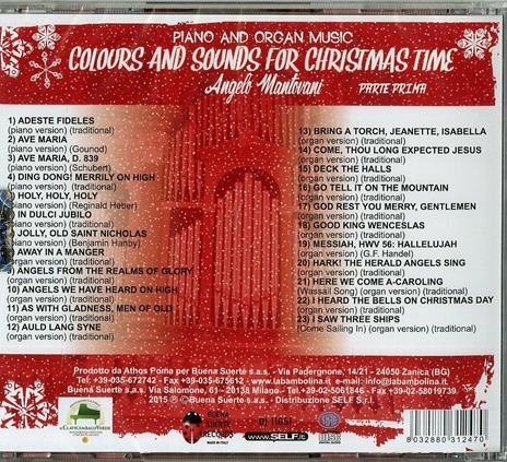 Colours and Sounds for Christmas Time vol.1 - CD Audio di Angelo Mantovani - 2