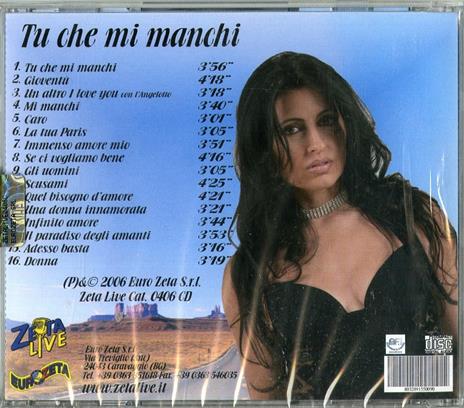 Tu che mi manchi - CD Audio di Giusy Mercury - 2