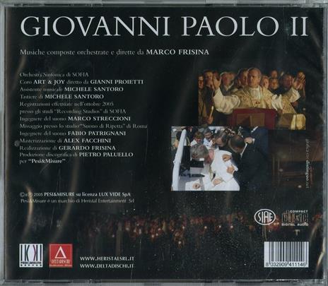 Giovanni Paolo II (Colonna sonora) - CD Audio di Marco Frisina - 2