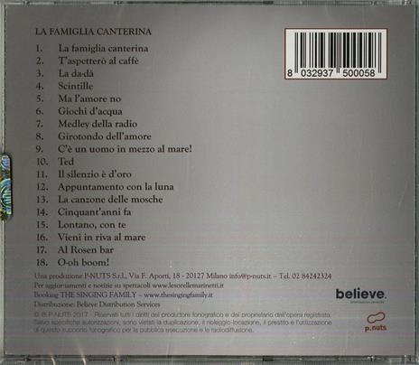 La famiglia canterina - CD Audio di Le Sorelle Marinetti - 2