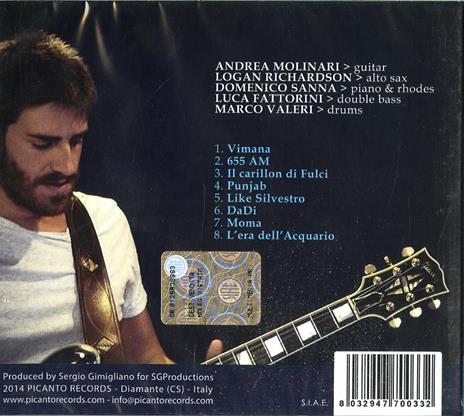 L'era dell'acquario - CD Audio di Andrea Molinari - 2
