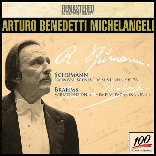 Carnevale di Vienna / Variazioni su un tema di Paganini - Vinile LP di Johannes Brahms,Robert Schumann,Arturo Benedetti Michelangeli