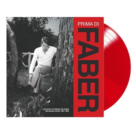 Prima di Faber (Limited, Numbered & Red Coloured 10" Vinyl) - Vinile 10'' di Fabrizio De André
