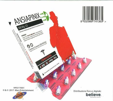 Cose che danno ansia (Sanremo 2017) - CD Audio di Tommaso Pini - 2