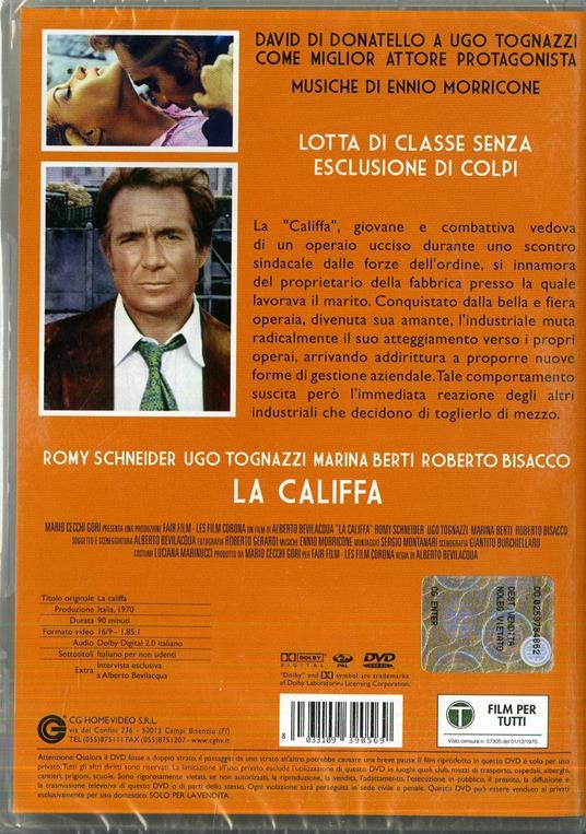 La califfa di Alberto Bevilacqua - DVD - 2