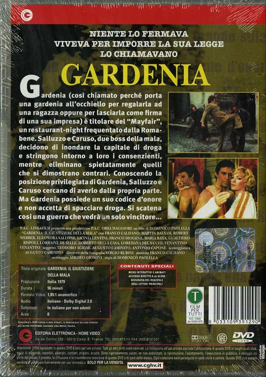 Gardenia: il giustiziere della mala di Domenico Paolella - DVD - 2