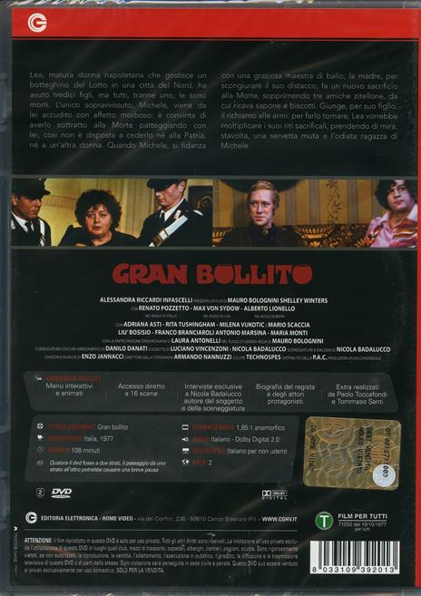 Gran bollito di Mauro Bolognini - DVD - 2