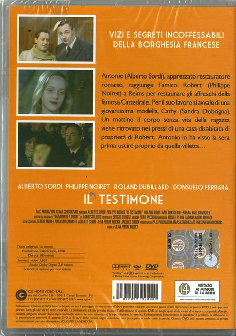 Il testimone di Jean-Pierre Mocky - DVD - 2