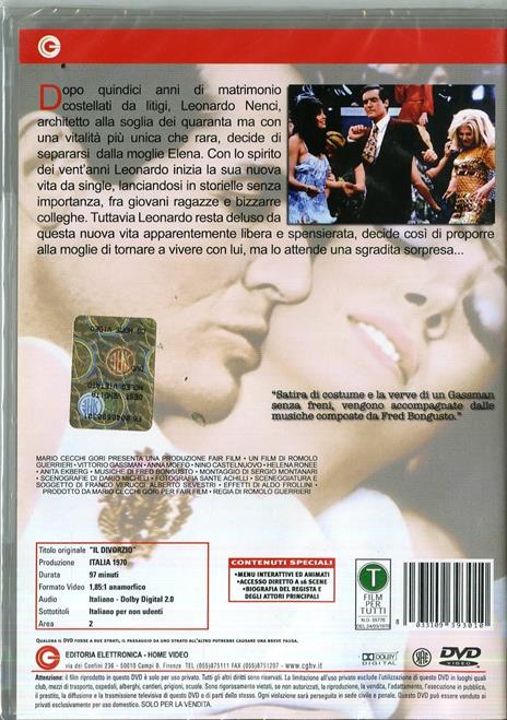 Il divorzio di Romolo Guerrieri - DVD - 2