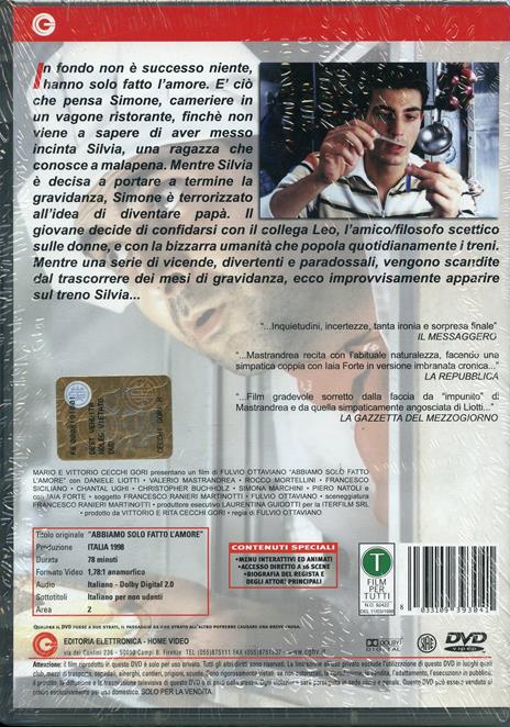 Abbiamo solo fatto l'amore di Fulvio Ottaviano - DVD - 2