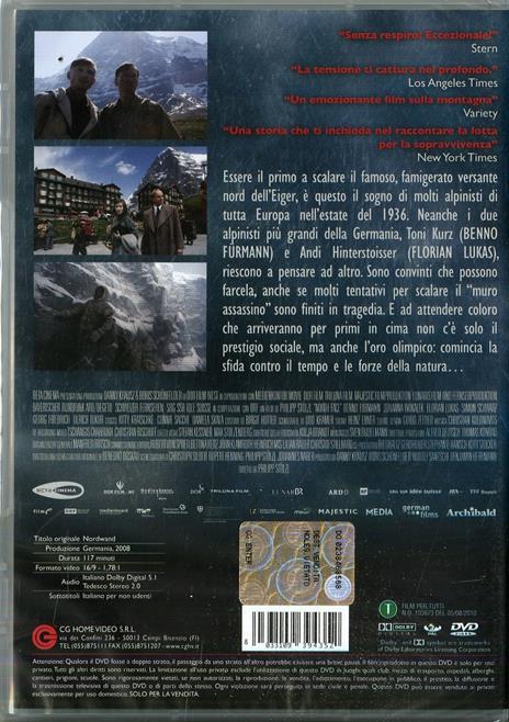 North Face. Una storia vera di Philipp Stölzl - DVD - 2
