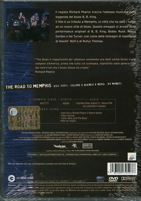 The Road to Memphis. The Blues di Richard Pearce - DVD - 2