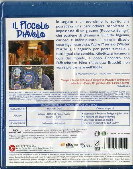Il piccolo diavolo di Roberto Benigni - Blu-ray - 2