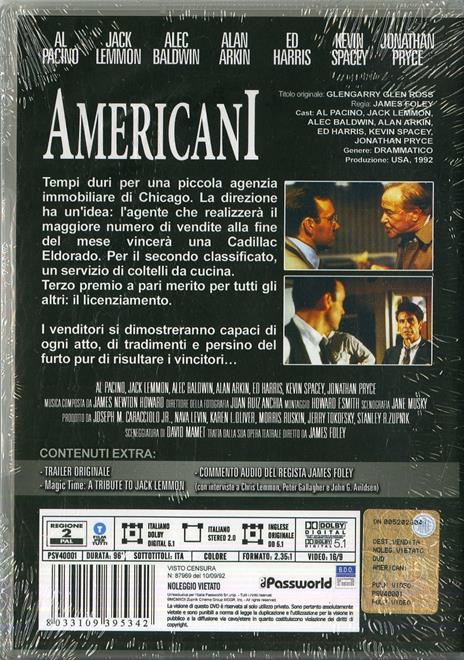Americani di James Foley - DVD - 2