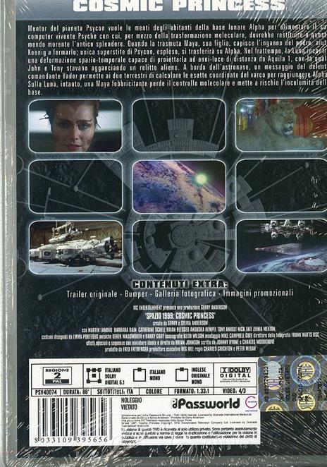 Spazio 1999. Cosmic Princess di Charles Crichton,Peter Medak - DVD - 2