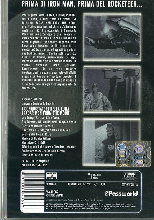 I conquistatori della Luna di Fred C. Brannon - DVD - 2
