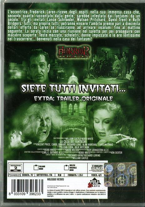 La casa dei fantasmi di William Castle - DVD - 2