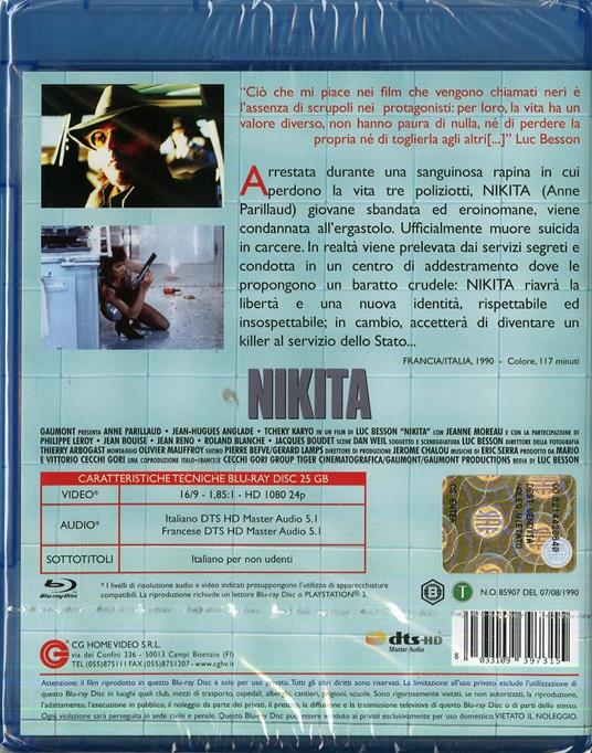 Nikita di Luc Besson - Blu-ray - 2