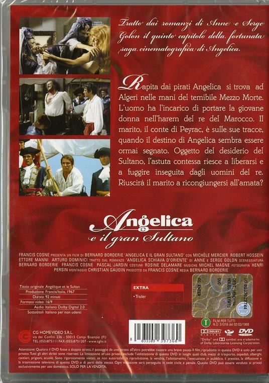 Angelica e il gran sultano di Bernard Borderie - DVD - 2