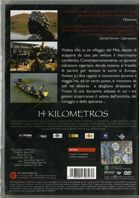 14 kilómetros di Gerardo Olivares - DVD - 2