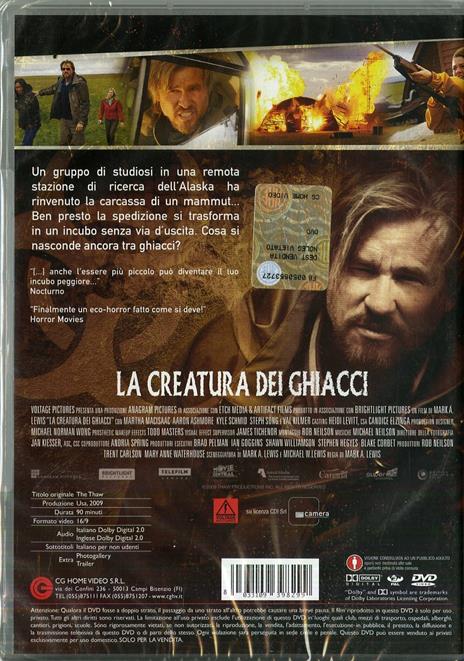 La creatura dei ghiacci di Mark A. Lewis - DVD - 2