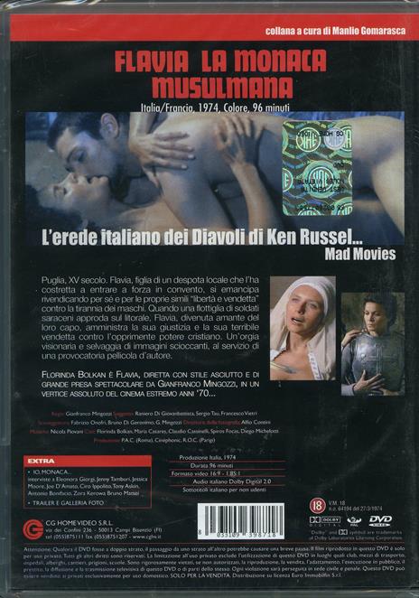 Flavia la monaca musulmana di Gianfranco Mingozzi - DVD - 2