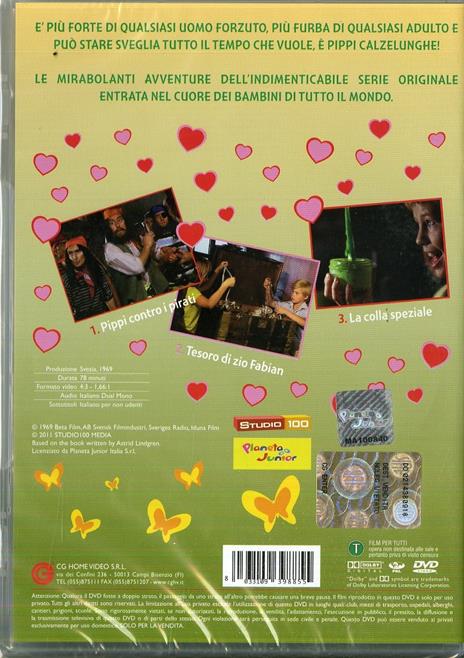 Pippi Calzelunghe. Vol. 06 di Olle Hellbom - DVD - 2