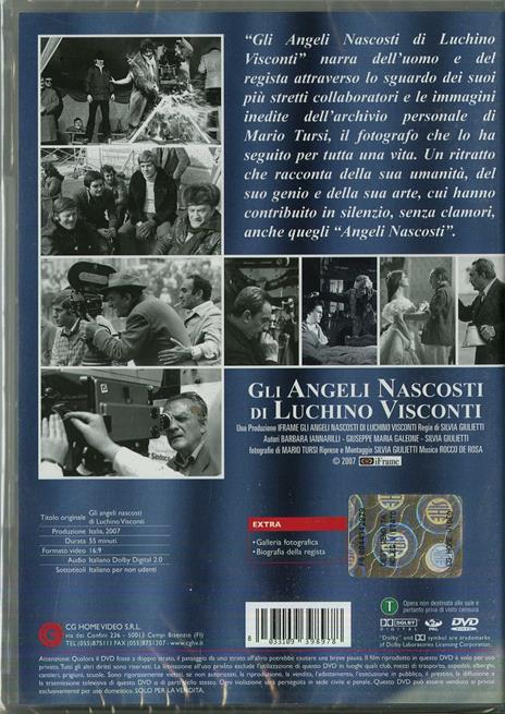 Gli angeli nascosti di Luchino Visconti di Silvia Giulietti - DVD - 2