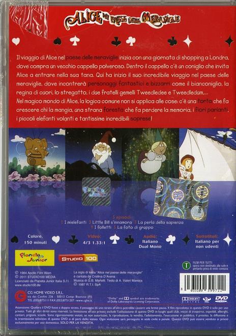 Alice nel paese delle meraviglie. Vol. 9 di Shigeo Koshi - DVD - 2