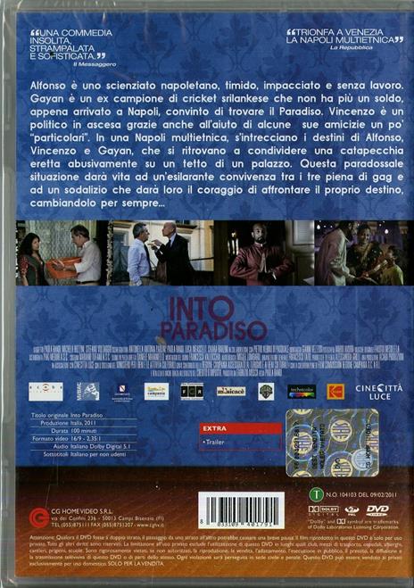 Into Paradiso di Paola Randi - DVD - 2