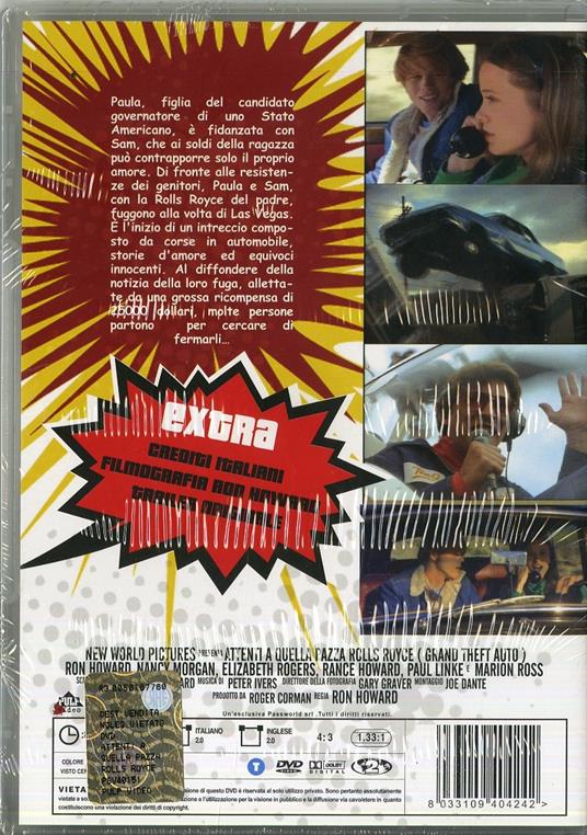 Attenti a quella pazza Rolls Royce (DVD) di Ron Howard - DVD - 2