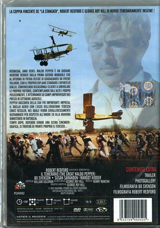 Il temerario di George Roy Hill - DVD - 2