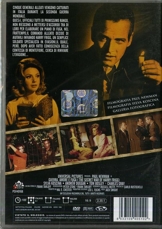 Guerra amore e fuga di Jack Smight - DVD - 2