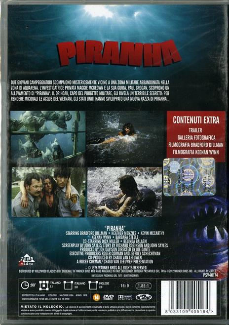 Piranha di Joe Dante - DVD - 2